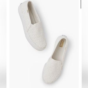 Keds Double Decker Floral White